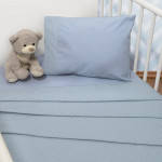 Baby Oliver Σετ 2 Σεντόνια Λίκνου φάσα Πικέ 75x110cm 46-6704/451