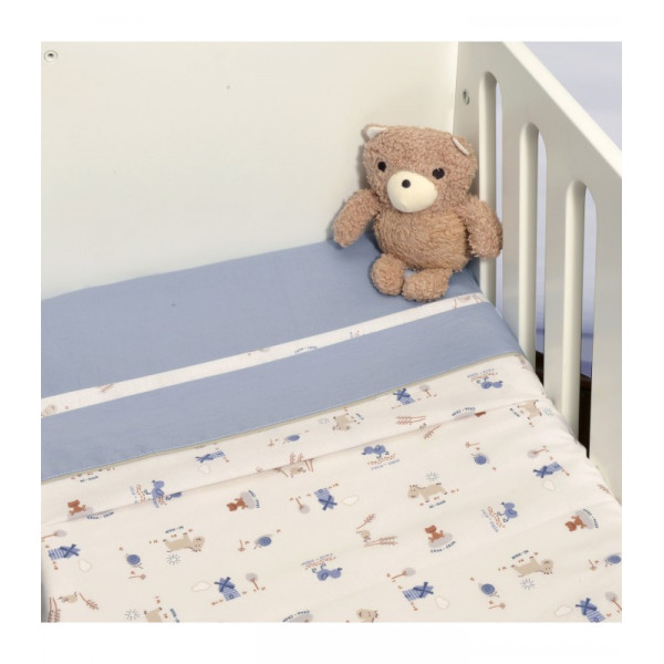 Oliver Baby Σεντόνια Λίκνου Σετ 2τεμ. 75x110cm 100% Βαμβάκι 46-6704/414