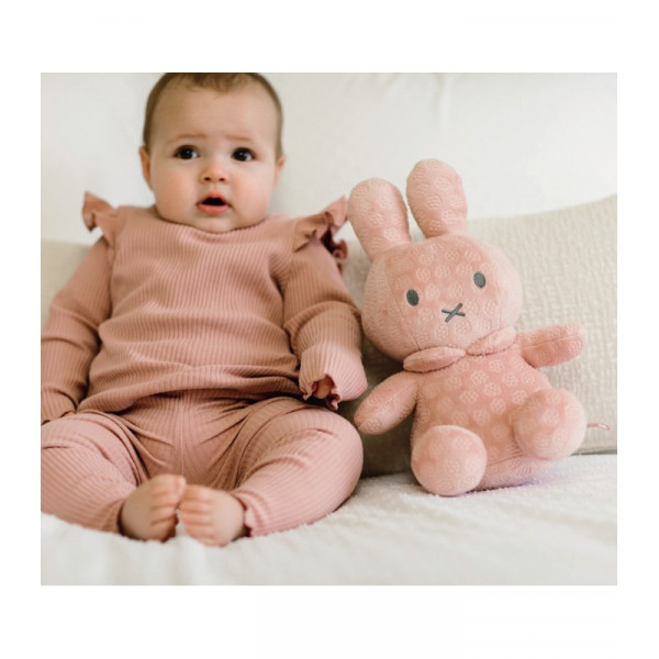 Λούτρινο Από Βελουτέ Ύφασμα 30cm Ροζ Miffy
