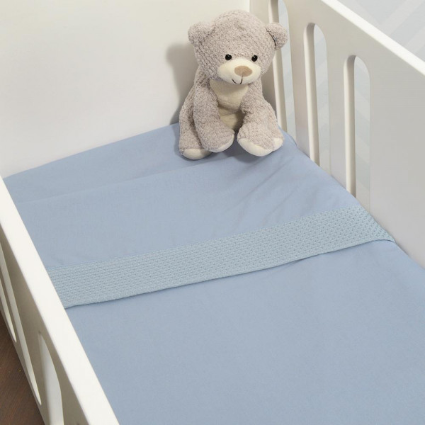 Baby Oliver Σετ 2 Σεντόνια Λίκνου φάσα Πικέ 75x110cm 46-6704/451