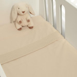 Baby Oliver Σετ 2 Σεντόνια Λίκνου με φάσα Πικέ 75x110cm 46-6704/454