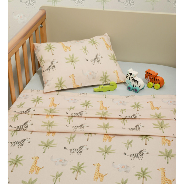 Baby Oliver Σεντόνια Κούνιας Σετ 3τεμ 110x170 με λάστιχο 46-6706/425