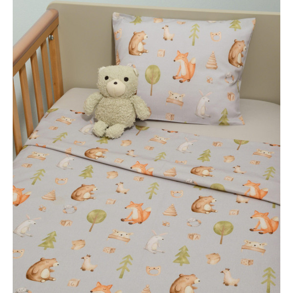 Baby Oliver Σεντόνια Κούνιας Σετ 3τ 110x170 με λάστιχο 46-6706/427