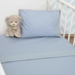 Baby Oliver Σεντόνια Κούνιας Σετ 3τμχ με φάσα Πικέ 110x170cm Με Λάστιχο 46-6706/451