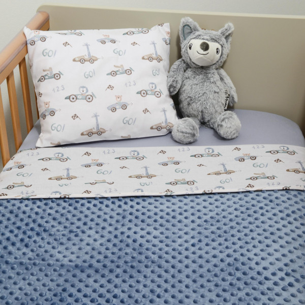 Baby Oliver Minky ΝEW Κουβέρτα Κούνιας Διπλής Όψης 100x150cm 46-6734/421