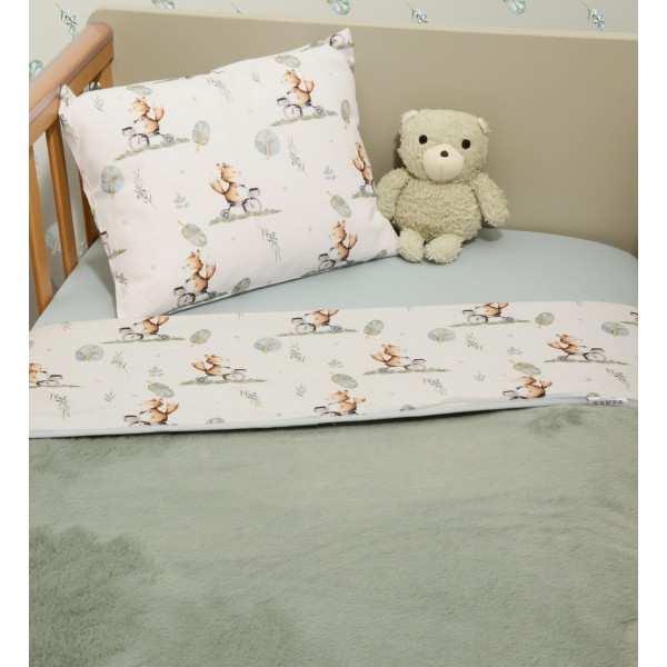 Baby Oliver Minky ΝEW Κουβέρτα Κούνιας Διπλής Όψης 100x150cm 46-6734/423