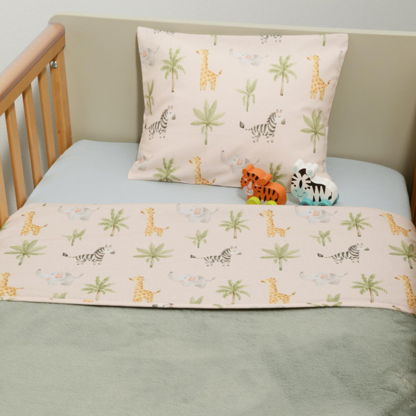 Baby Oliver Κουβέρτα Λίκνου Διπλής Όψης 75x95 46-6735/425