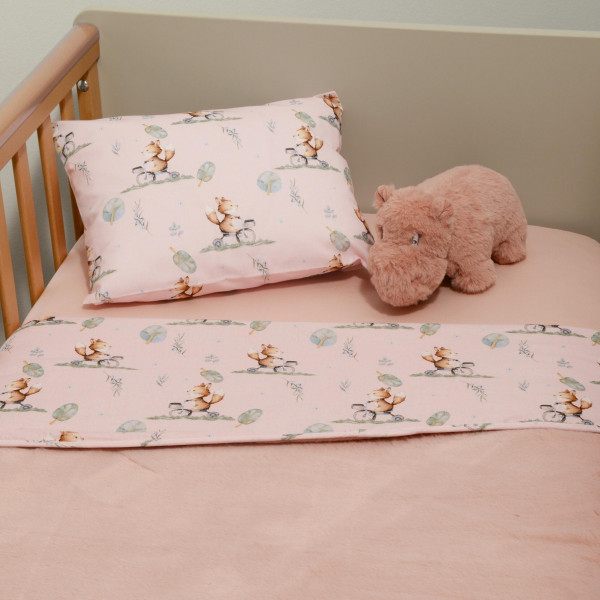 Baby Oliver Κουβέρτα Λίκνου Διπλής Όψης 75x95 46-6735/426