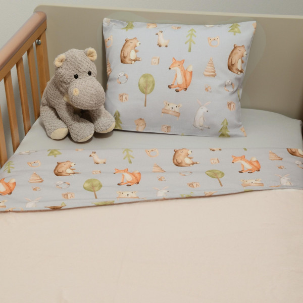 Baby Oliver Κουβέρτα Λίκνου Διπλής Όψης 75x95 46-6735/427