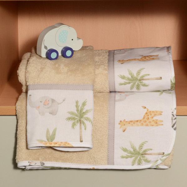 Baby Oliver Σετ πετσέτες 2 τεμ 30x50 & 70x120 46-6760/424