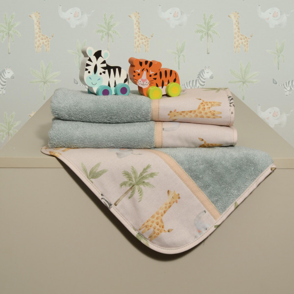 Baby Oliver Σετ Πετσέτες 2 τεμ 30x50 & 70x120 46-6760/425