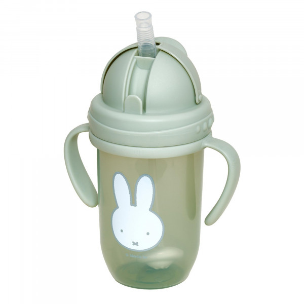 Miffy Παγούρι με Χερούλια και Καλαμάκι 260ml Miffy Green KOKO 69-24692