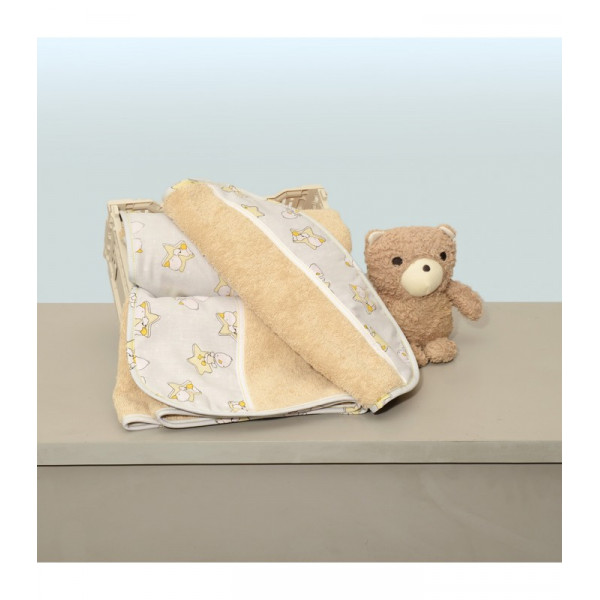 Oliver Baby Σετ Πετσέτες Εμπριμέ - 2 τεμ Σχεδιο 213 100% βαμβάκι 450 ΓΡΜ/ΤΜ - 30Χ50 70Χ120 - Ελληνικής ραφής