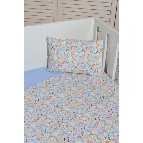 Baby Oliver Σεντόνια Κούνιας 100% βαμβάκι  3Τεμ 110x160 46-6706/200