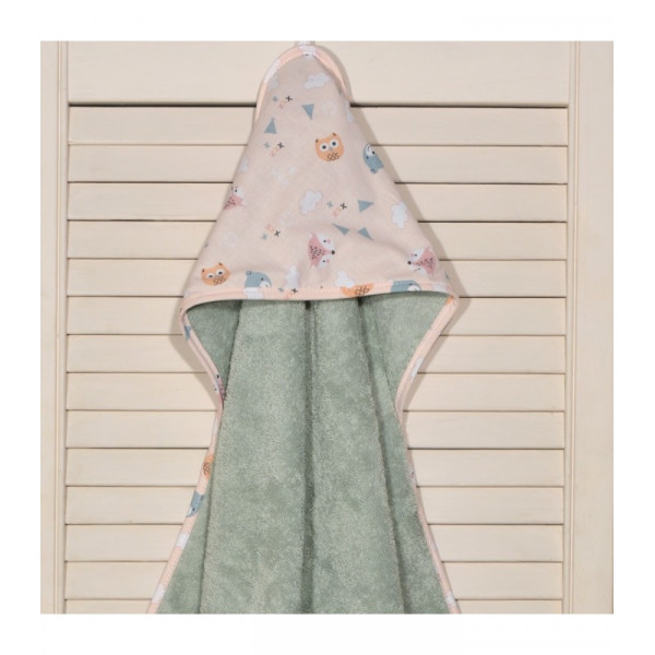 Baby Oliver  Μπουρνούζι μέντα 75x75 46-6730/201