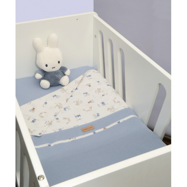 Καλοκαιρινή Κουβέρτα Διπλής Όψης Design 414 75x95 Oliver Baby