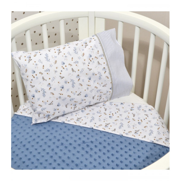 Baby Oliver Minky Κουβέρτα Αγκαλιάς Διπλής Όψης Ραφ 75x95cm 46-6725/401