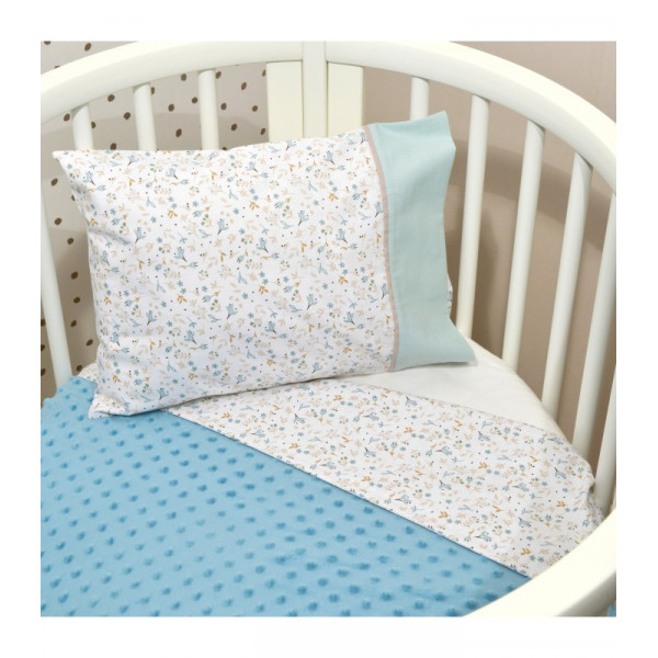 Baby Oliver Κουβέρτα Αγκαλιάς Διπλής Όψης Μέντα 46-6725/403