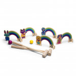 BS Toys Παιχνίδι Rainbow Croquet (Κροκέ) GA383