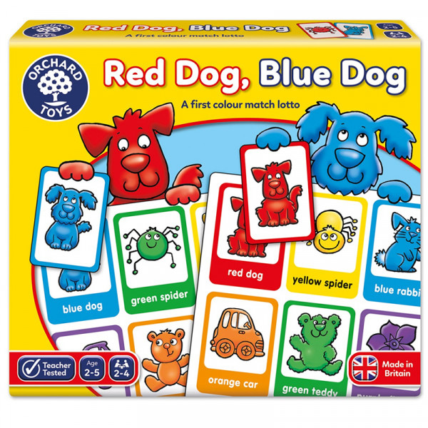 Orchard Toys Red Dog, Blue Dog Game ORCH044