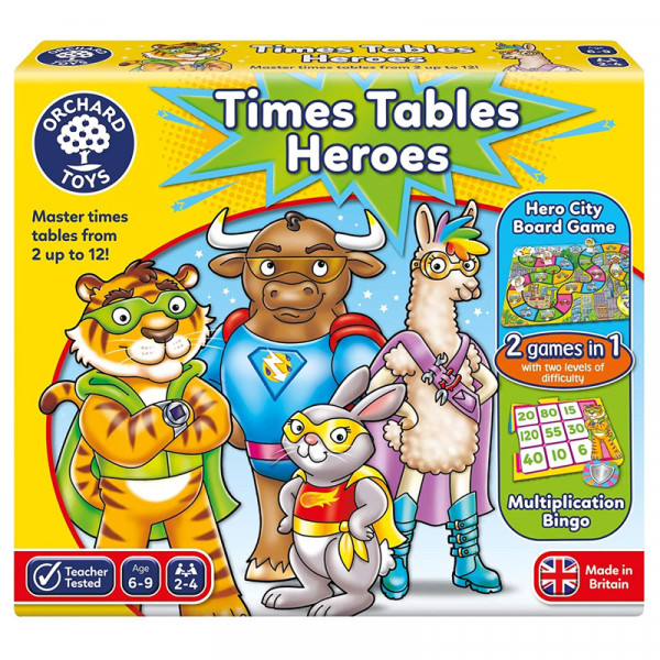 Orchard Toys Προπαίδεια Υπερηρώων (Times Tables Heroes) Ηλικία 6-9 ετών ORCH101