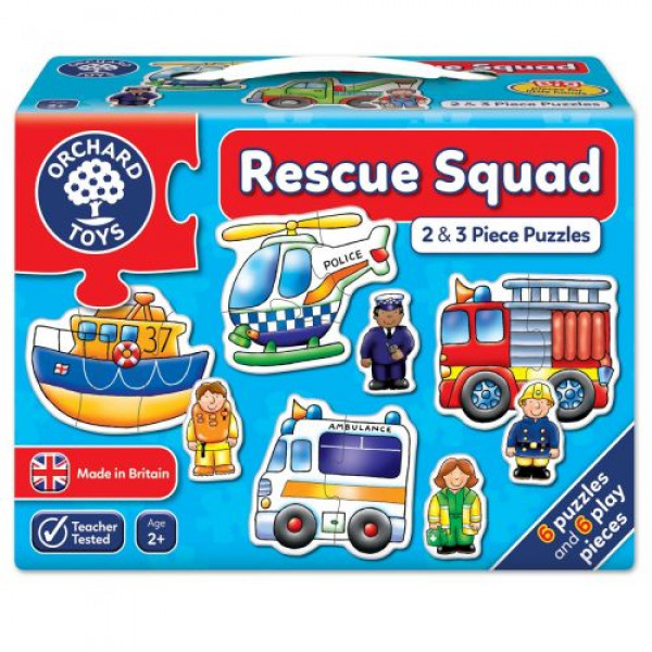 Orchard Toys Rescue Squad Jigsaw Puzzle 2-3 pieces ORCH204