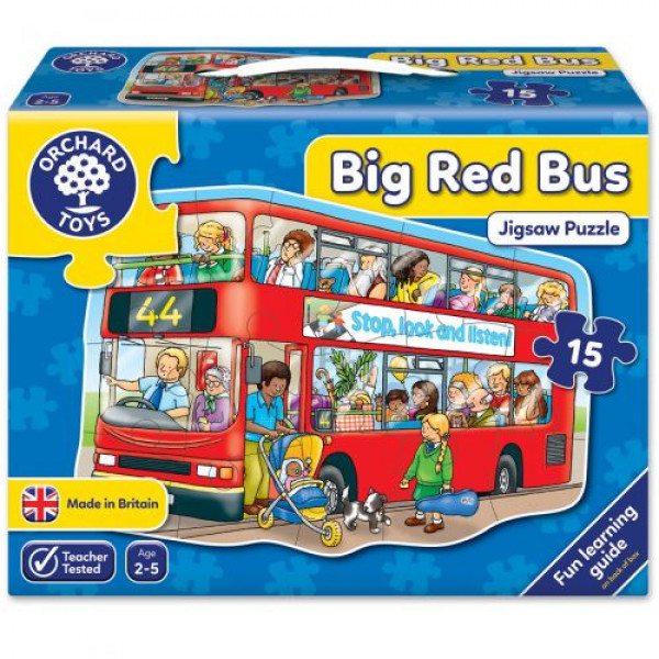Orchard Toys Big Red Bus Jigsaw Puzzle ORCH249