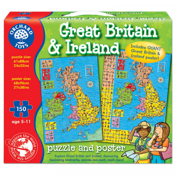 Orchard Toys Great Britain & Ireland Puzzle ORCH285