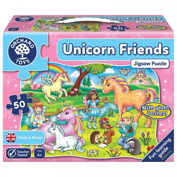Orchard Toys Οι Φίλοι των Μονόκερων (Unicorn Friend) Jigsaw Puzzle Ηλικίες 4+ ετών ORCH291