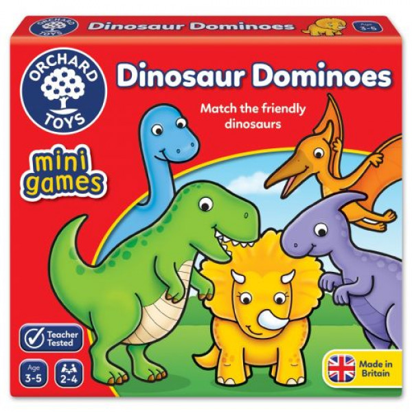 Orchard Toys Dinosaur Dominoes Mini Game ORCH353