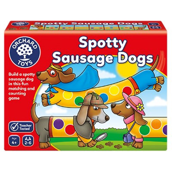 Orchard Toys Σκύλοι-λουκάνικα με βούλες (Spotty Sausage Dogs) Ηλικίες 4+ ORCH104