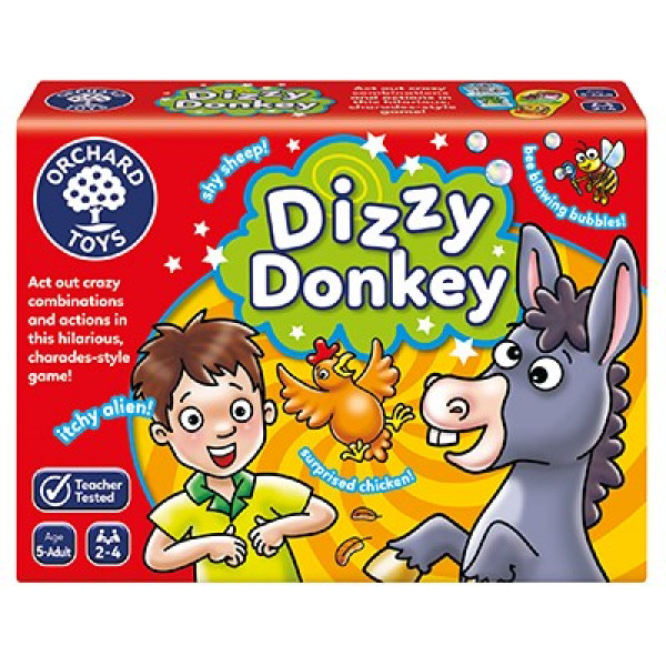 Orchard Toys Ζαλισμένα γαϊδουράκια (Dizzy Donkey) Ηλικίες 5+ ετών ORCH106