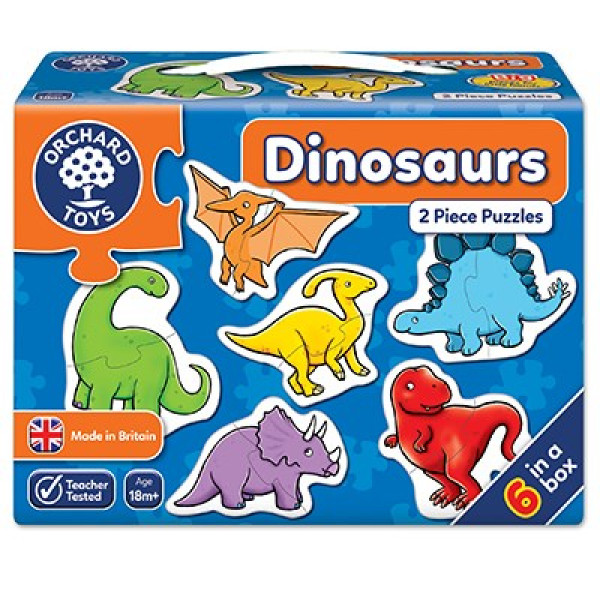 Orchard Toys Dinosaurs 2 Piece Puzzles ORCH225