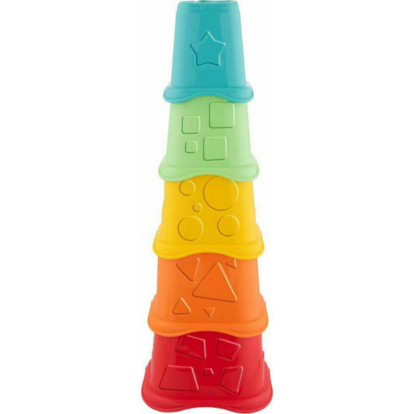 Chicco Πυραμίδα με Κυπελλάκια 2 in 1 Eco+ 09373-10