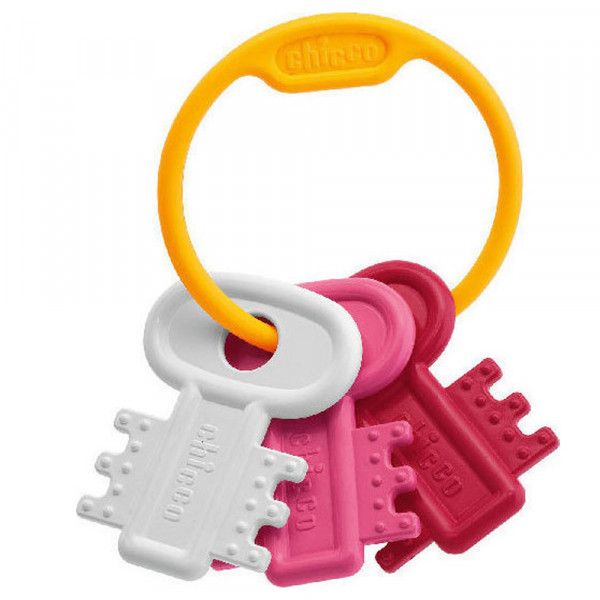 Chicco Χρωματιστά Κλειδιά Ροζ 63216-10