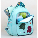 A Little Lovely Company Τσάντα Πλάτης Με Ισοθερμική Θήκη 27x32x19εκ. Monsters BPMOBU36