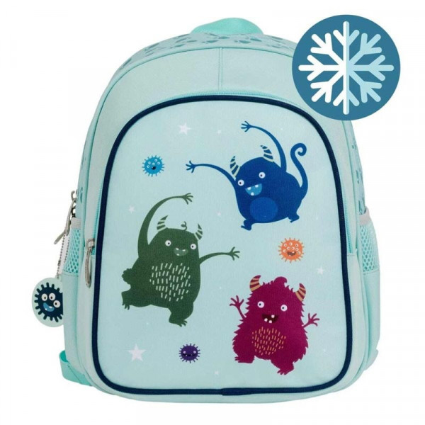 A Little Lovely Company Τσάντα Πλάτης Με Ισοθερμική Θήκη 27x32x19εκ. Monsters BPMOBU36