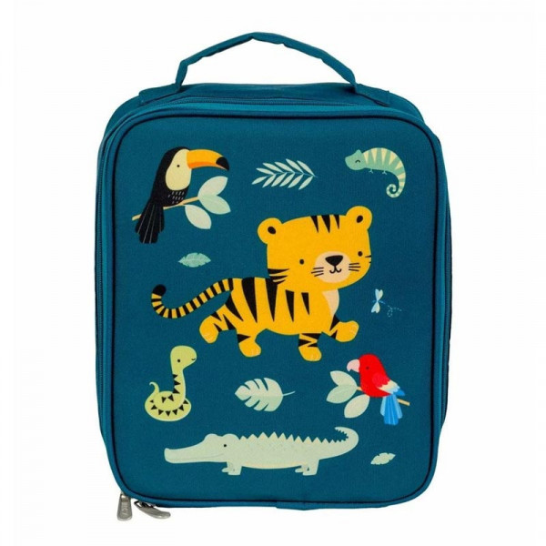 A Little Lovely Company Ισοθερμική Τσάντα Φαγητού Jungle Tiger CBJTGR10