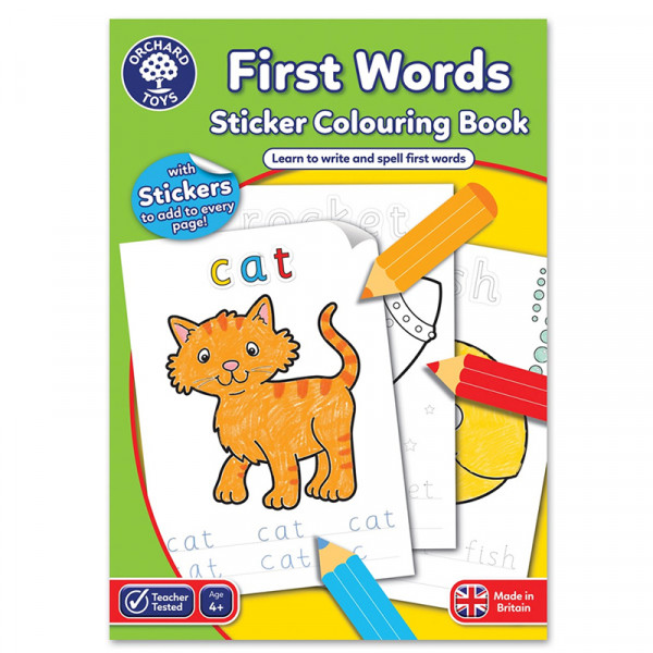 Orchard Toys First Words Colouring Book ORCHCB04
