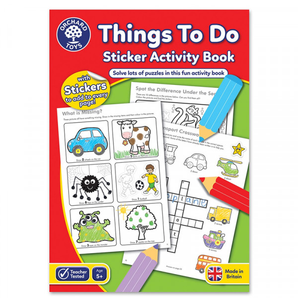 Orchard Toys Things To Do Colouring Book ORCHCB06