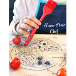 Super Petit Chef Σουπλά ζωγραφικής από σιλικόνη - Σετ Pizza KITPIZZA01