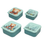 Kiokids Δοχείο Φαγητού Little Bear Σετ 4τμχ 4187