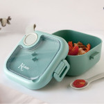Kiokids Δοχείο Φαγητού με Κουταλάκι Μπεζ 750ml 4249.