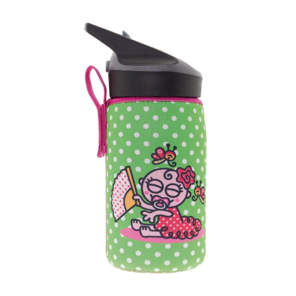 Laken Katuki Saguyaki Παγούρι tritan με θήκη Flamenca 450ml