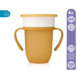 Kiokids Ποτηράκι Εκπαιδευτικό 360°- 210ML Ochre 3ο Βήμα 6+Μ 2847