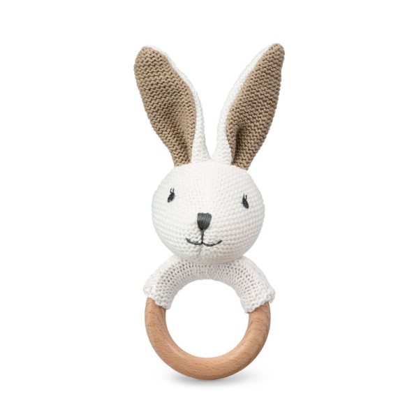 Kiokids Μασητικό 13cm Βαμβακερό Λαγουδάκι 3109