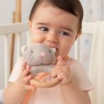 Kiokids Μασητικό 13cm Βαμβακερό Γατάκι 3110 Kiokids Μασητικό 13cm Βαμβακερό Γατάκι 3110