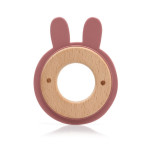 Kiokids Μασητικό Σιλικόνης Ecofriendly 8cm Bunny Pink 3236