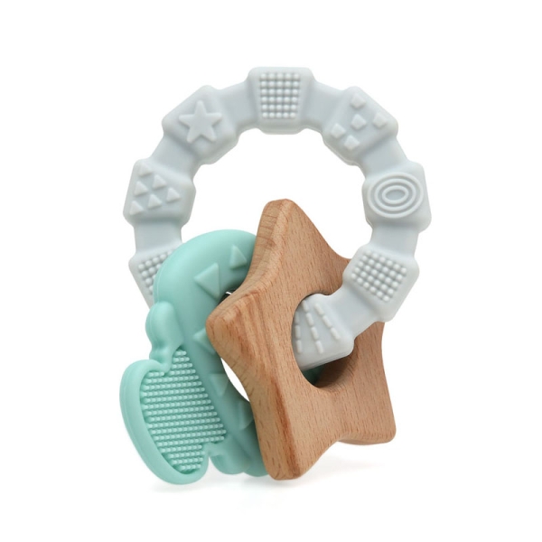 Kiokids Μασητικό Σιλικόνης Ecofriendly Key Ring Mint 3237