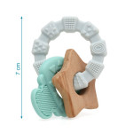 Kiokids Μασητικό Σιλικόνης Ecofriendly Key Ring Mint 3237 Kiokids Μασητικό Σιλικόνης Ecofriendly Key Ring Mint 3237